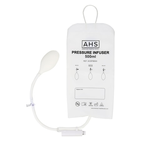 American Hospital Supply Pressure Infusion Bag, 500 mL AHSPIB500_EA